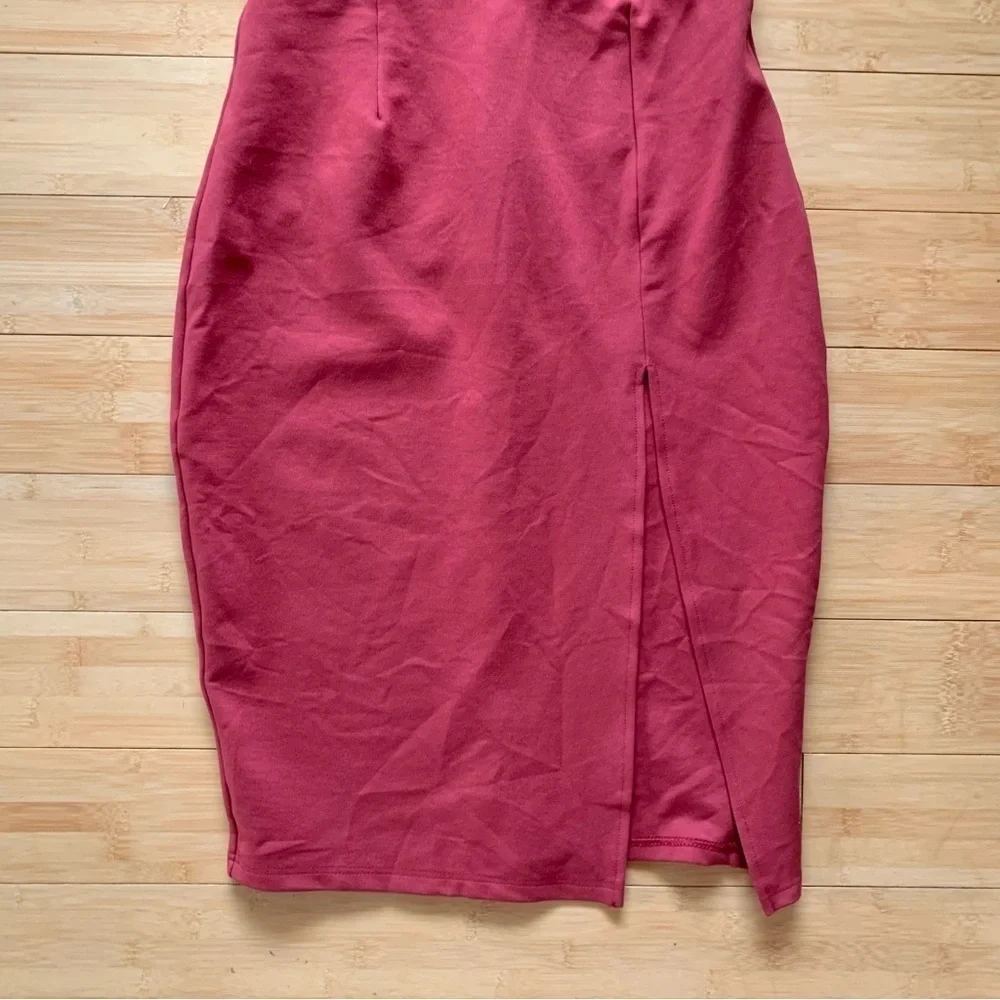 Superdown Zarah Strapless High Slit Dress Sexy Romantic Date Night Sz Medium